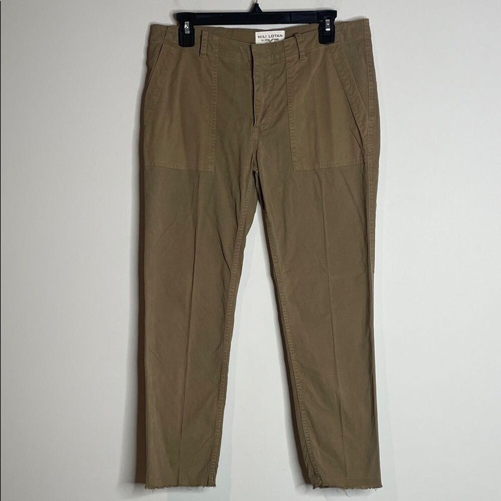 Nili Lotan Women’s Jenna Raw Hem Ankle Pants Size 6